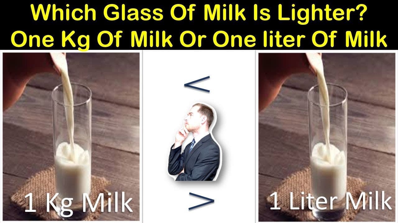 Fact Check: Are kg and liters the same?