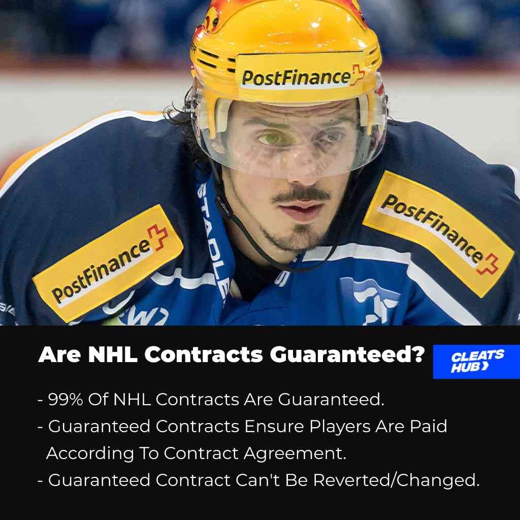 Fact Check: Are nhl contracts guaranteed?