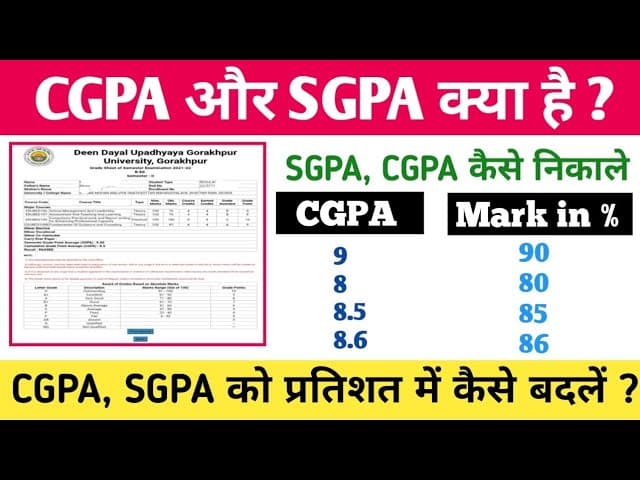 Fact Check: Are sgpa and cgpa same?