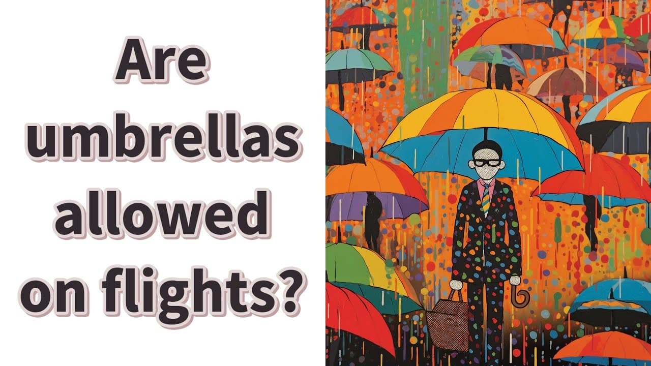 Fact Check: Are umbrellas allowed on flights?