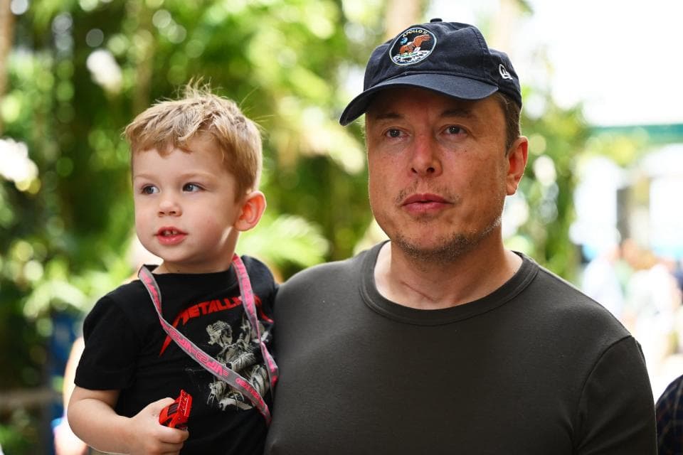 Fact Check: Musk uses his child as a human shield