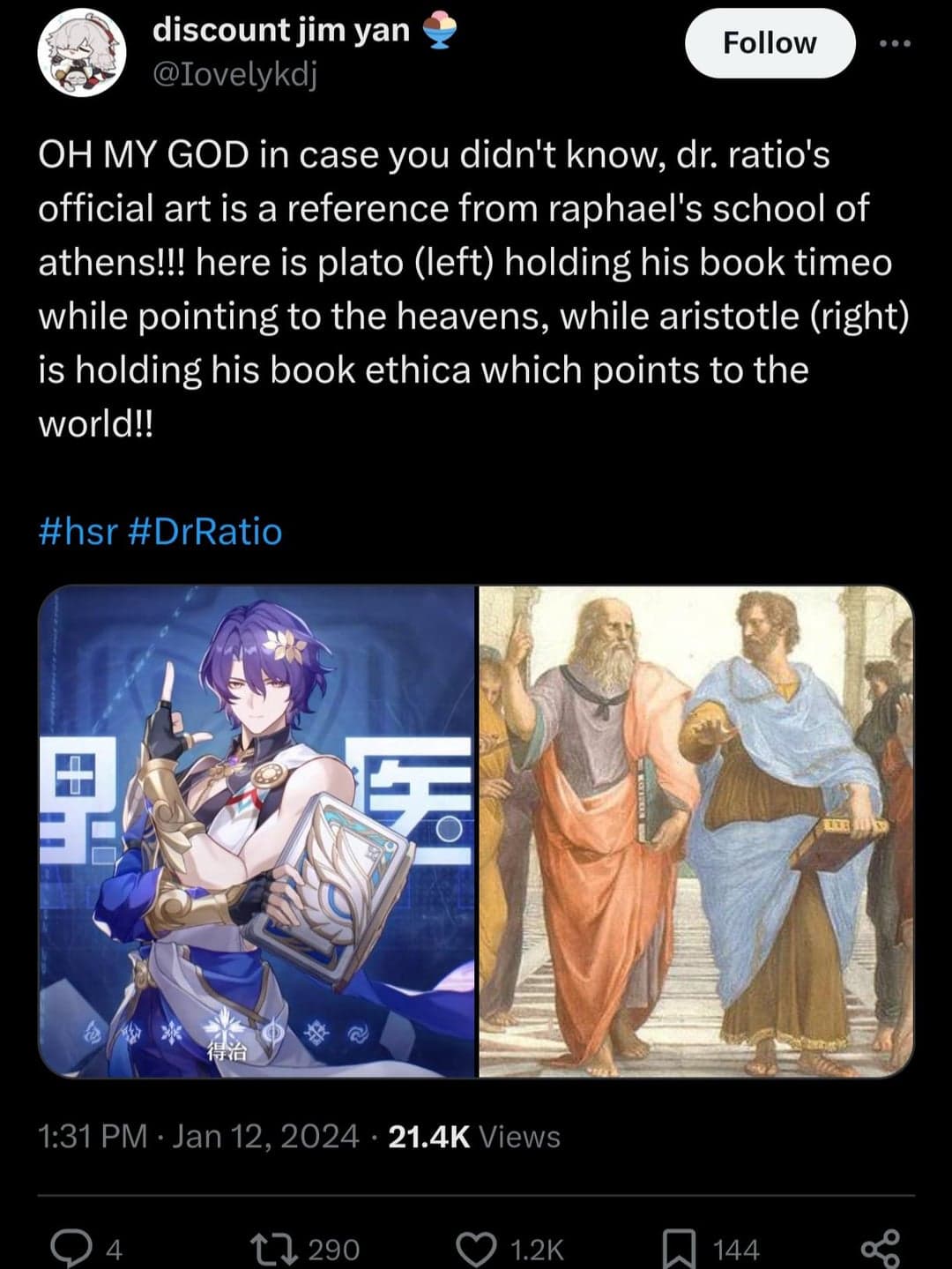 Fact Check: Is Dr. Ratio from Amphoreus?