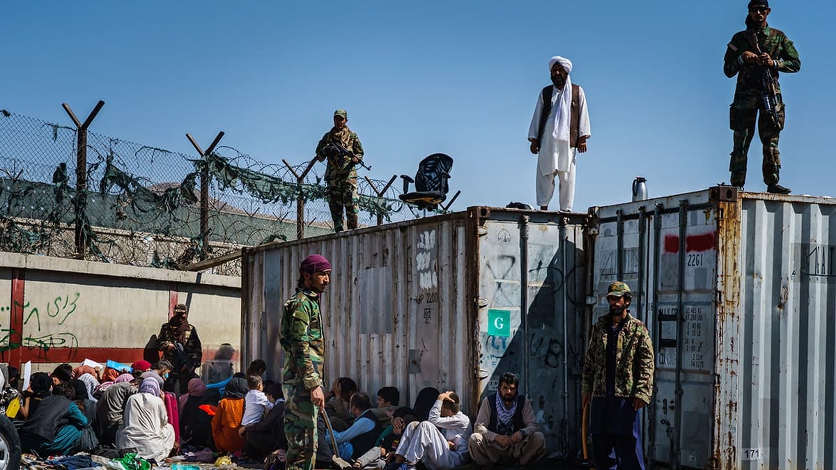 Fact Check: Was Taliban allowed at Abbey Gate