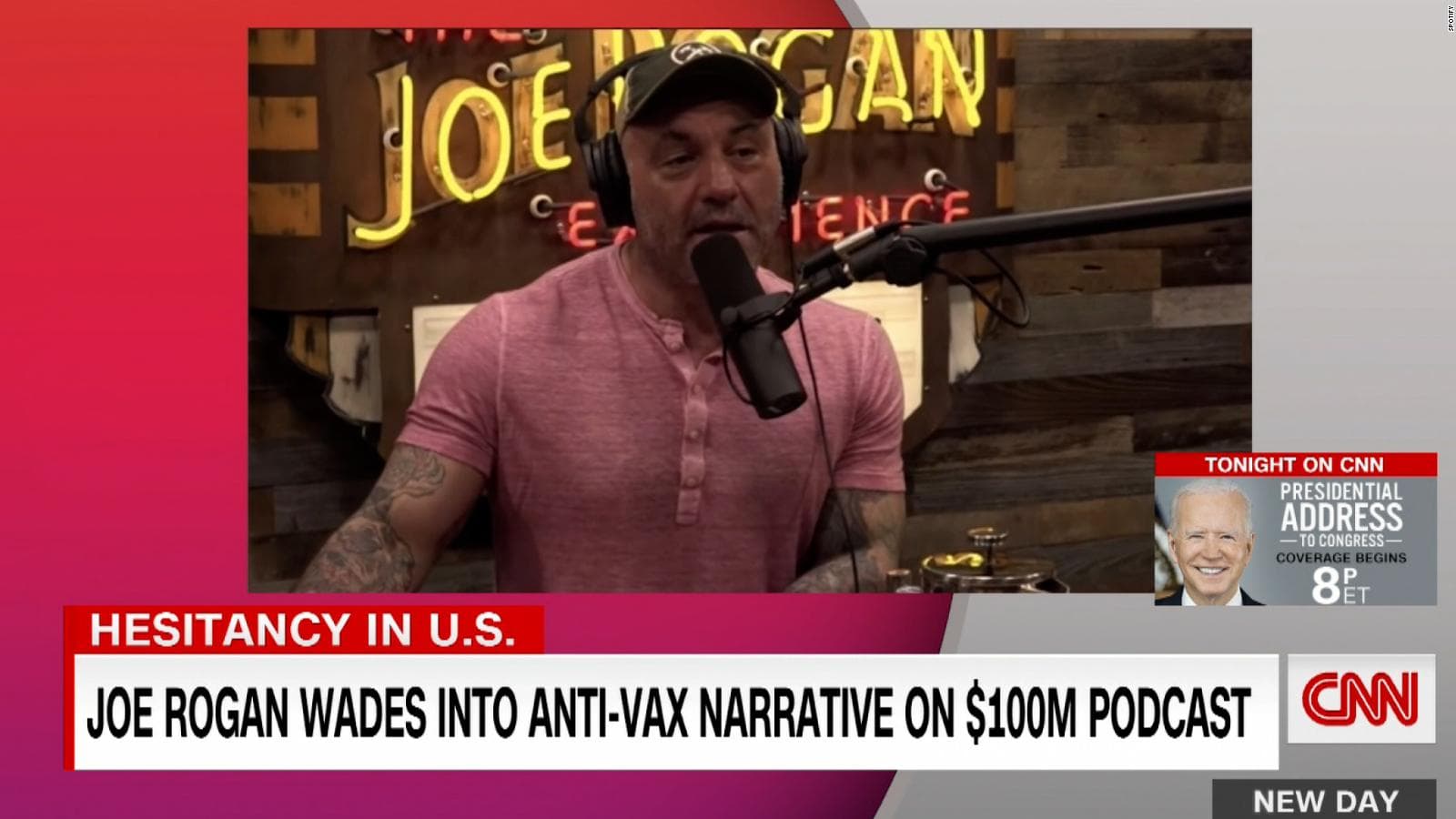 Fact Check: did joe rogan spread anti vaccine, anti science conspiracry on his podcast during pandemic, his clai...