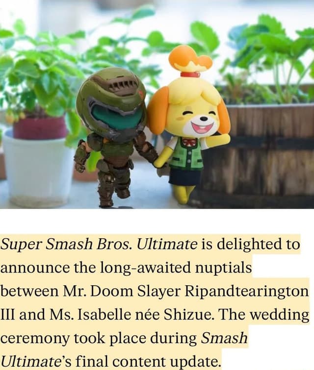 Fact Check: Are Isabelle and Doomguy married?