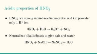 Fact Check: Is HNO3 an acid or base?