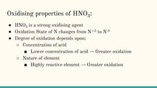 Fact Check: Is HNO3 an oxidizing agent?