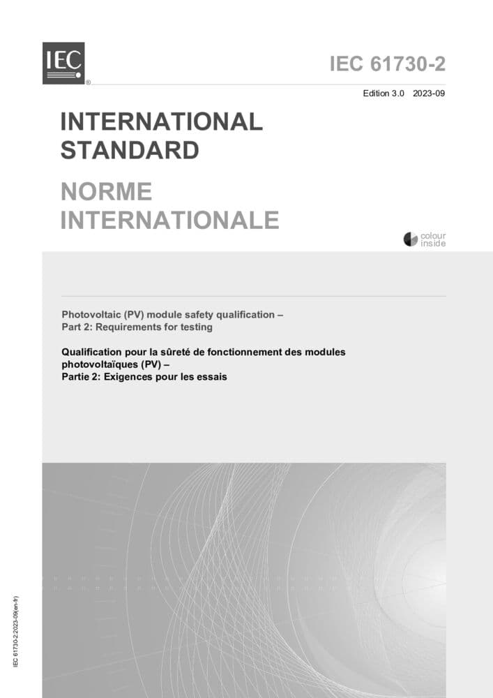 Fact Check: Is IEC 61730?