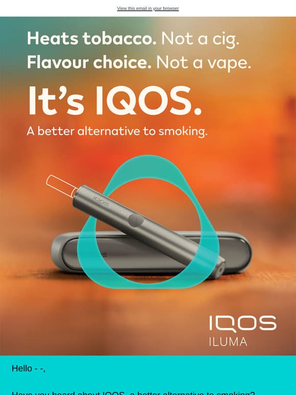 Fact Check: Is IQOS considered a better alternative to cigarettes?