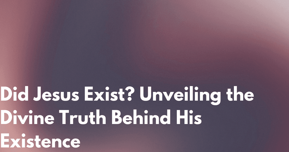 Fact Check: Did Jesus exist