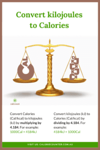 Fact Check: Is KJ the same as calories?