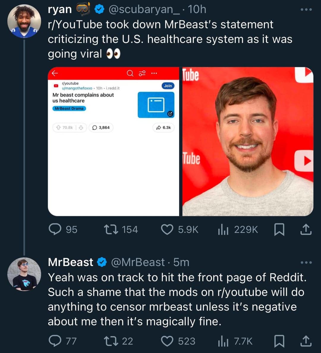 Fact Check: Is Mr. Beast unwell?