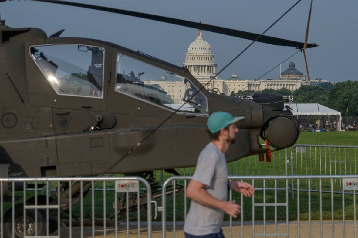 Fact Check: Private donations from companies like Lockheed Martin, Amazon and UFC are helping defray some of the costs.