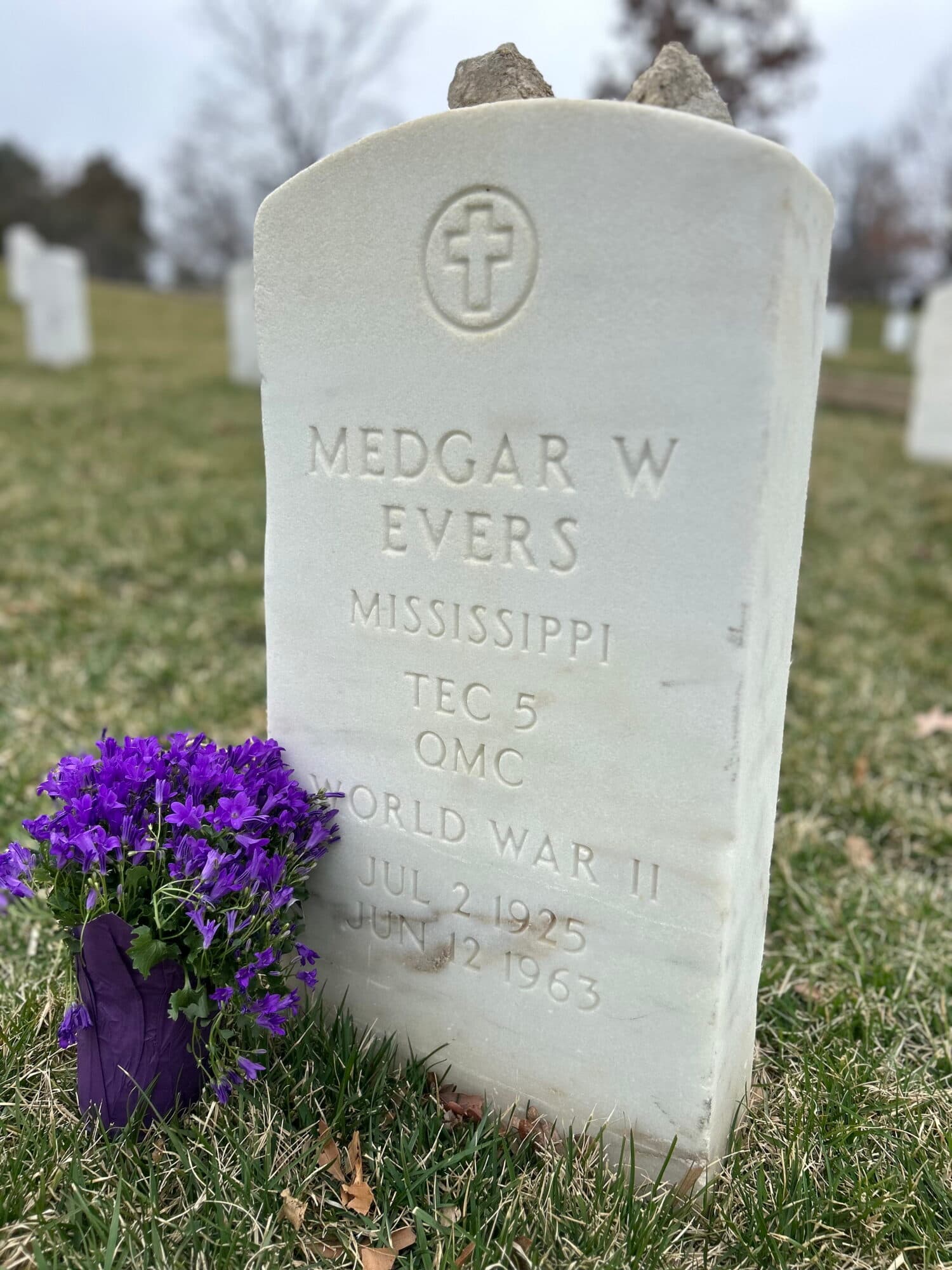 Fact Check: Medgar Evers was buried at Arlington because he had been a soldier in World War II.