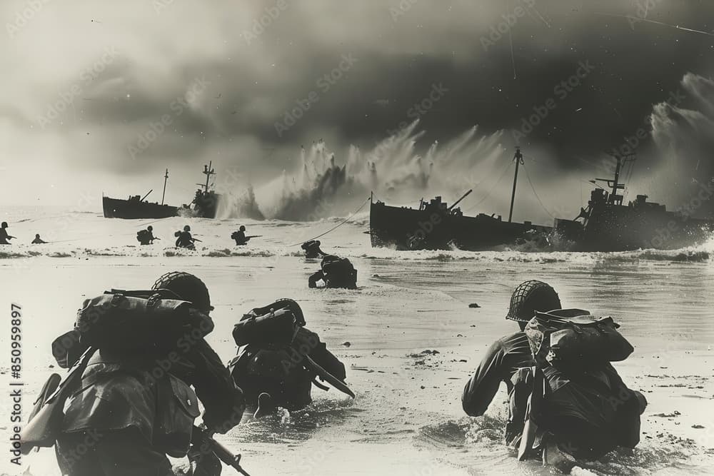 Fact Check: He ferried supplies under fire to the troops landing in Normandy.