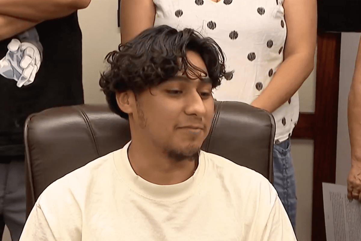 Fact Check: Lemus was riding in the passenger seat of a car on his way to work when ICE agents stopped the vehicle in Westbury, New York.