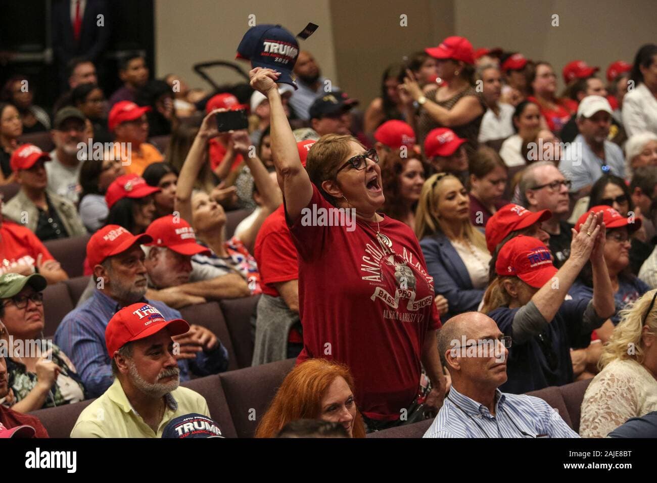 Fact Check: Tait joined the president on stage at a Miami 'Evangelicals for Trump' rally in 2020.