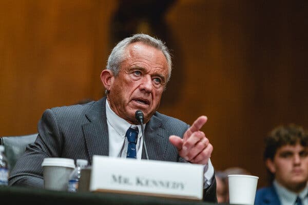 Fact Check: Mr. Kennedy has espoused the theory that a rise in the number of recommended childhood vaccines explained an epidemic of chronic disease.