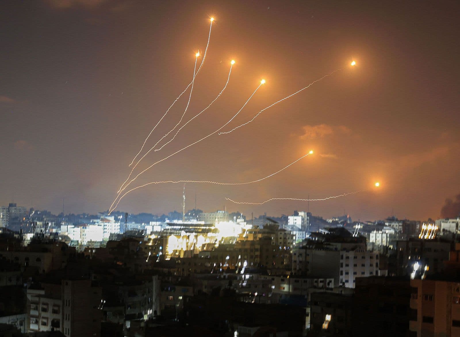 Fact Check: Most of the incoming missiles were shot down by Israel’s Iron Dome defense system, but some broke through and crashed into populated areas.