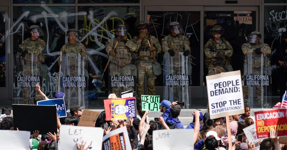 Fact Check: Trump deployed 700 marines and 4,000 of California's National Guard troops to respond to protests in Los Angeles.