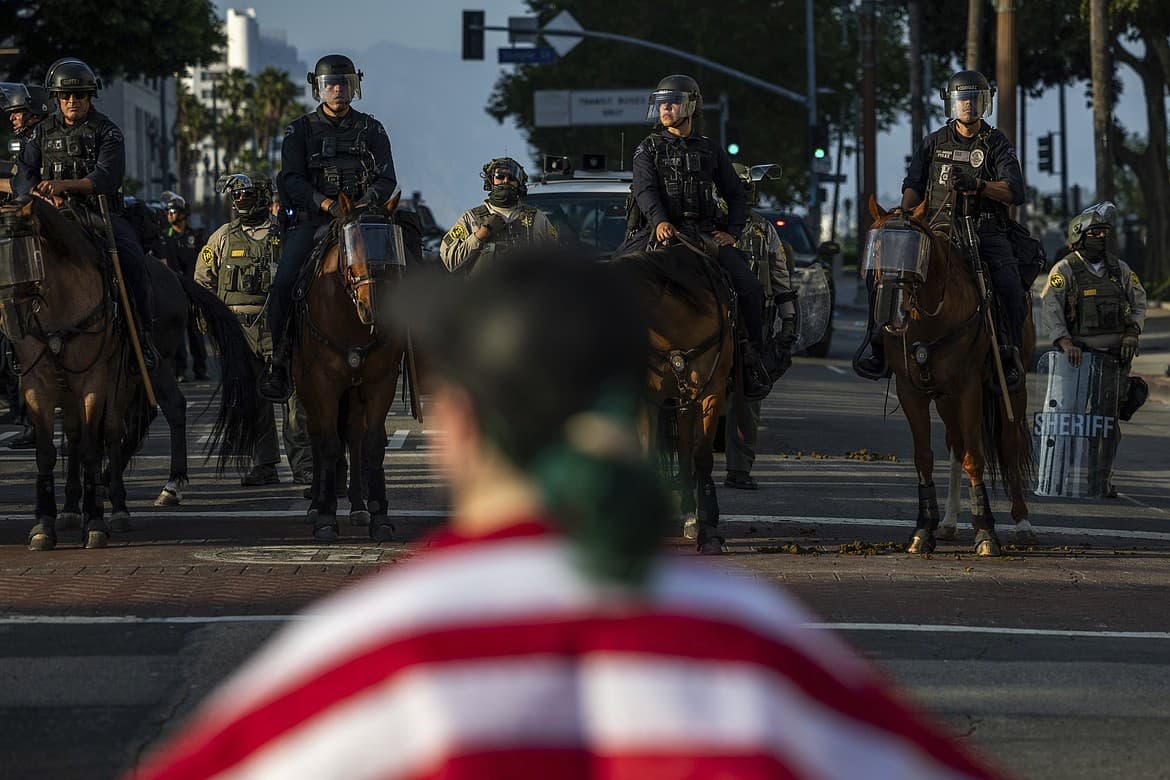 Fact Check: A group of 200 Marines will begin protecting federal property and personnel in downtown Los Angeles at noon Friday.