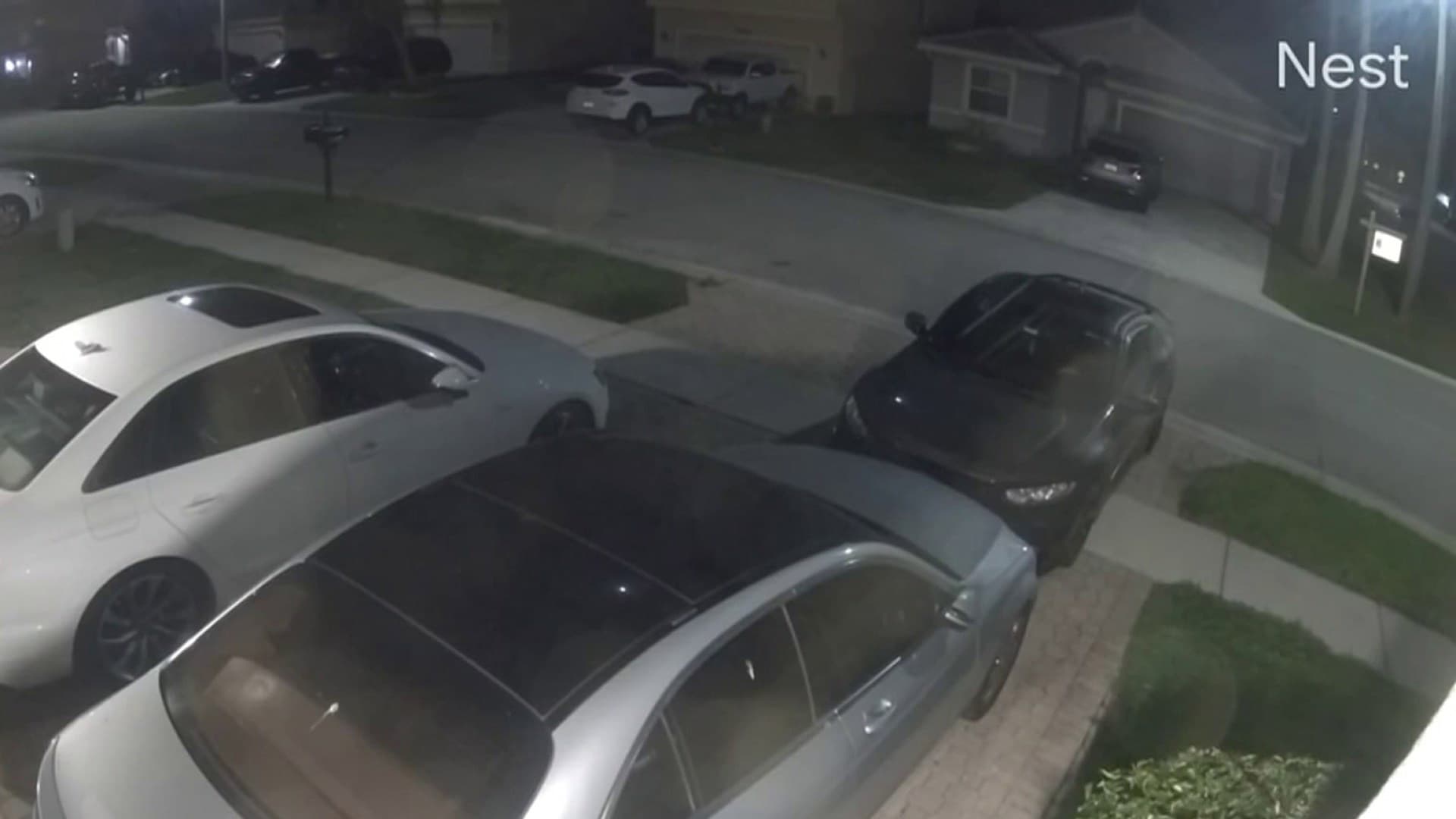 Fact Check: Several neighbors reported hearing gunshots, and security footage captured a white BMW SUV fleeing the scene.