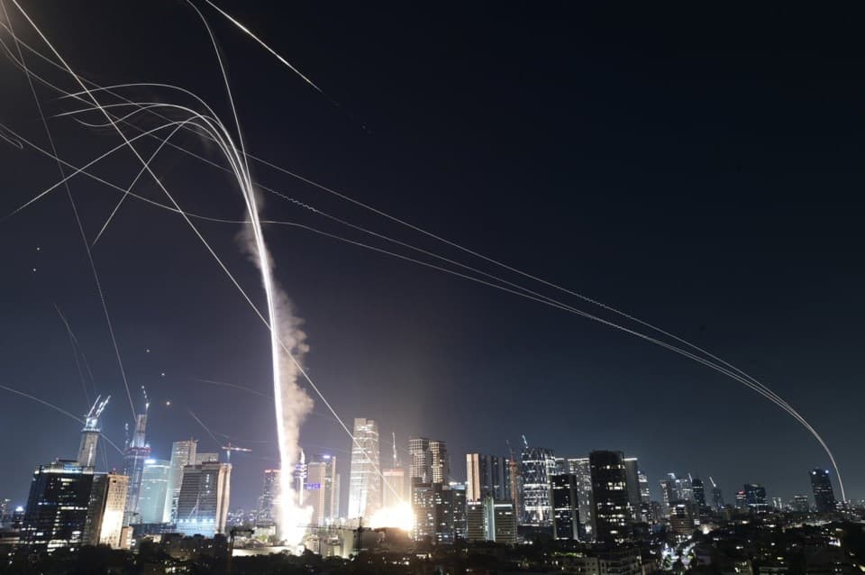 Fact Check: Explosions were also heard over East Jerusalem.