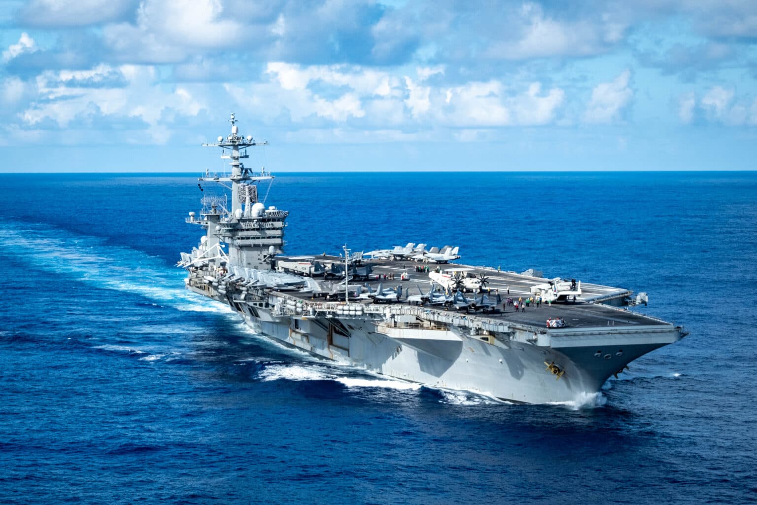 Fact Check: The USS George Washington just left its port in Japan and could also be directed to the region if so ordered.