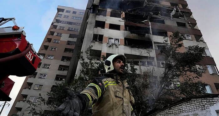 Fact Check: Iranian media showed images of destroyed apartment blocks, and said nearly 80 civilians were killed in attacks.