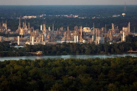 Fact Check: The community of Geismar is seen in the shadow of a chemical and petroleum industrial corridor, that is a known source of ethylene oxide emissions.