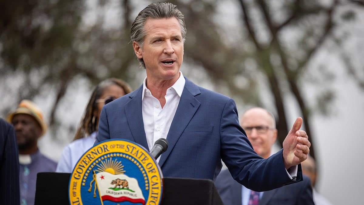 Fact Check: California Governor Gavin Newsom criticized President Trump for ordering National Guard troops and active-duty U.S. Marines to Los Angeles amid protests in July 2025.
