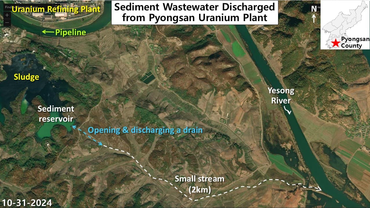 Fact Check: North Korea has constructed drainage systems to deliberately dump uranium waste into rivers that flow to South Korea.