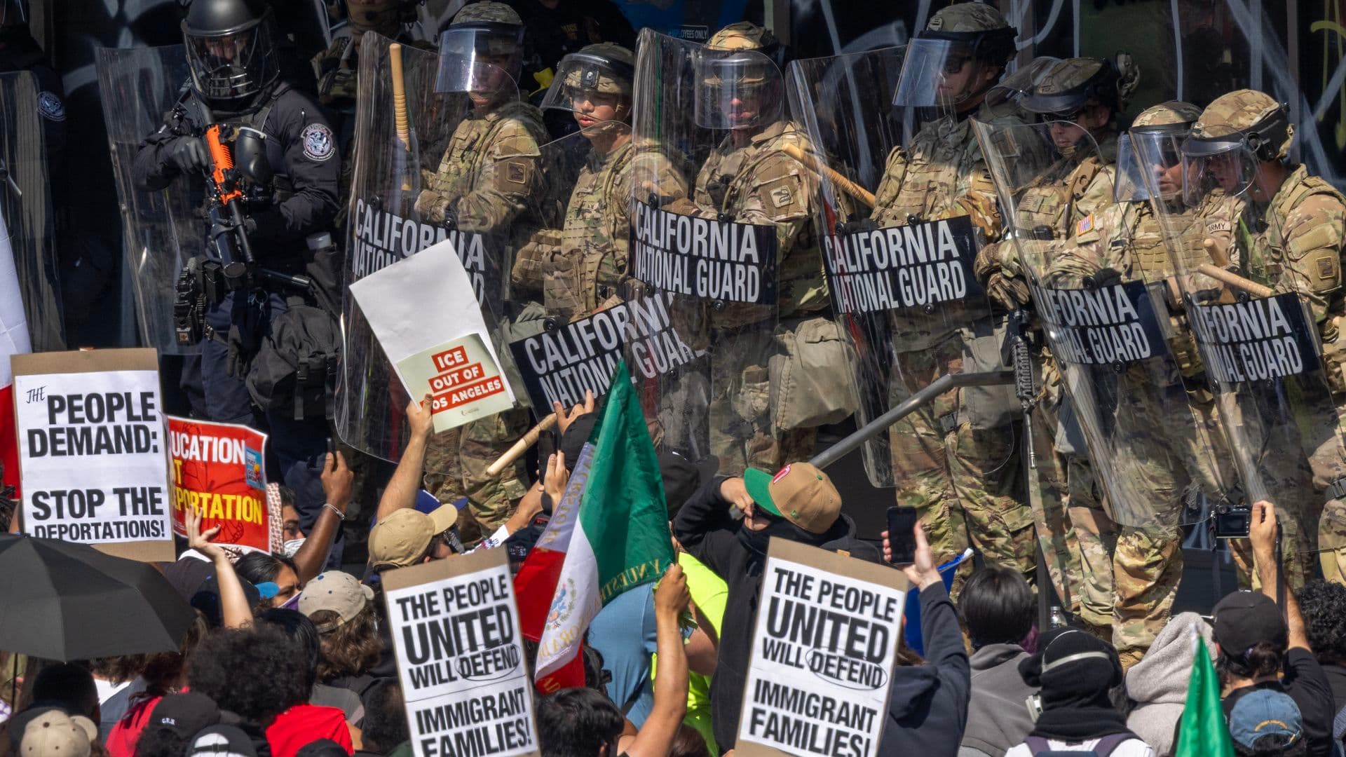 Fact Check: According to a YouGov flash poll, 45% of Americans disapprove of the Los Angeles protests, while 36% approve.