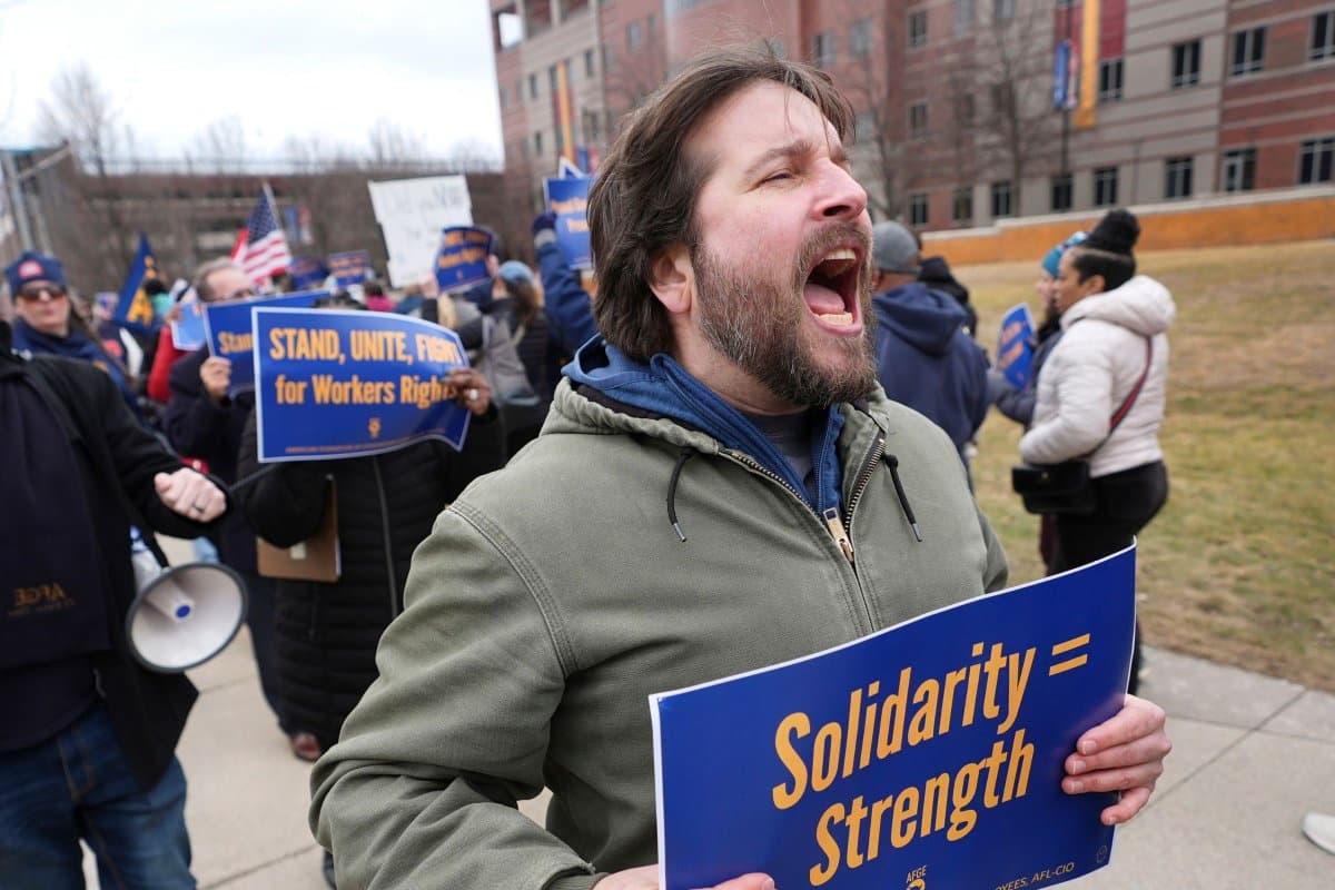 Fact Check: The protest was organized by the nonprofit group Veterans for Peace, which stated that the demonstration involved approximately 60 veterans and military family members staging a sit-in on the steps of the U.S. Capitol.