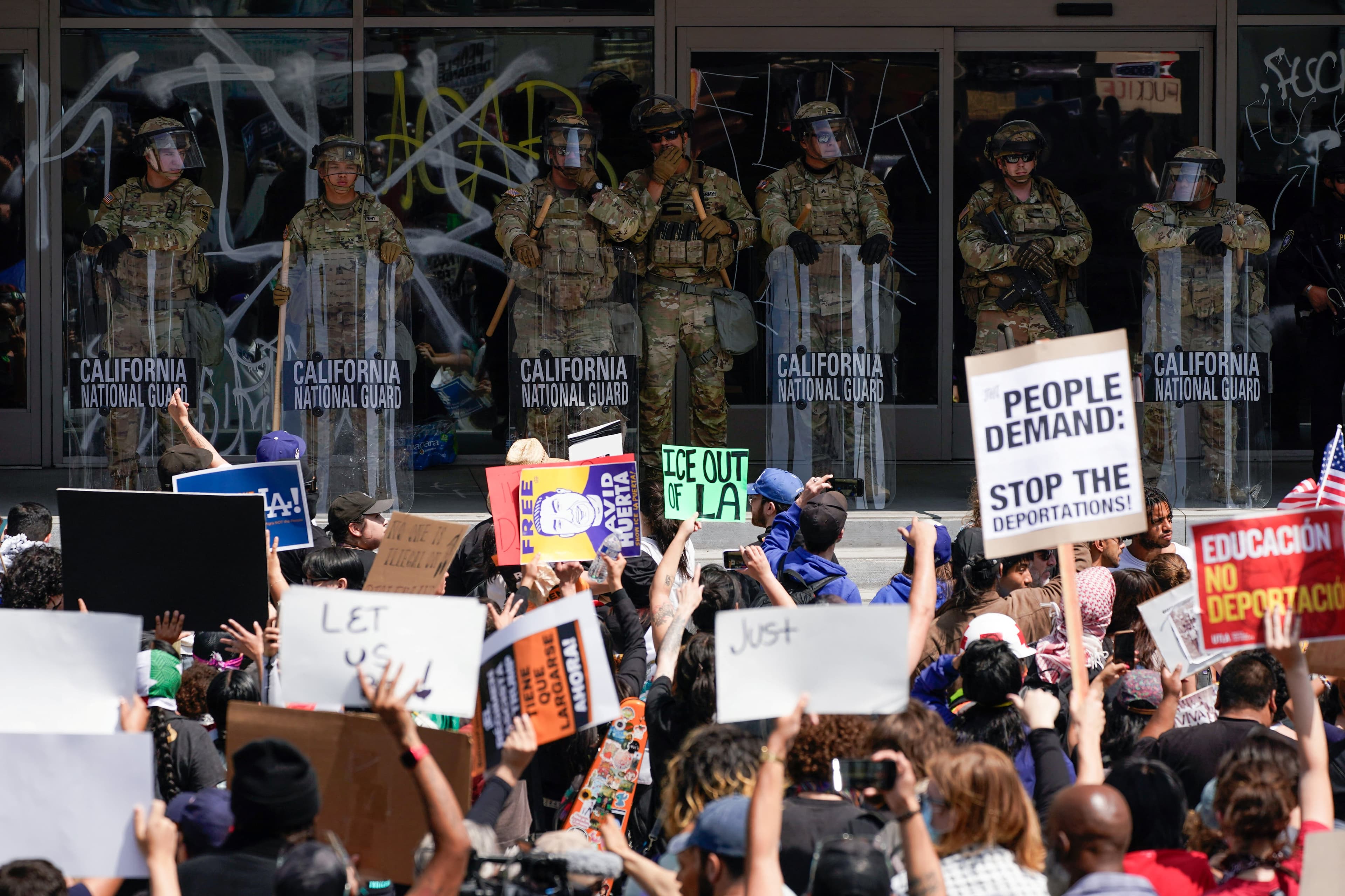 Fact Check: President Donald Trump ordered the deployment of approximately 4,000 National Guard troops and 700 Marines to Los Angeles in response to protests over his immigration enforcement policies.