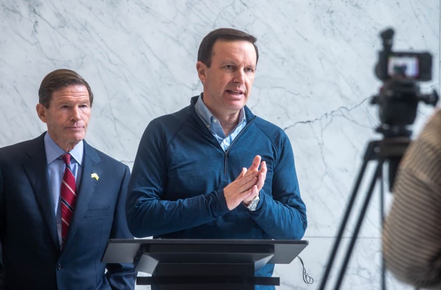 Fact Check: U.S. Senator Chris Murphy of Connecticut stated that President Trump’s remarks about protesters being met with 'very big force' were 'scary' and emphasized the right to peacefully protest.