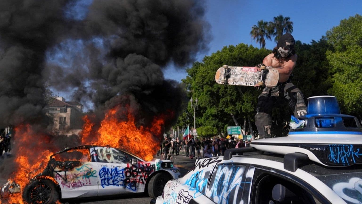 Fact Check: The protests in Los Angeles were sparked by Immigration and Customs Enforcement (ICE) raids on local businesses, which occurred prior to the demonstrations on June 14, 2023.