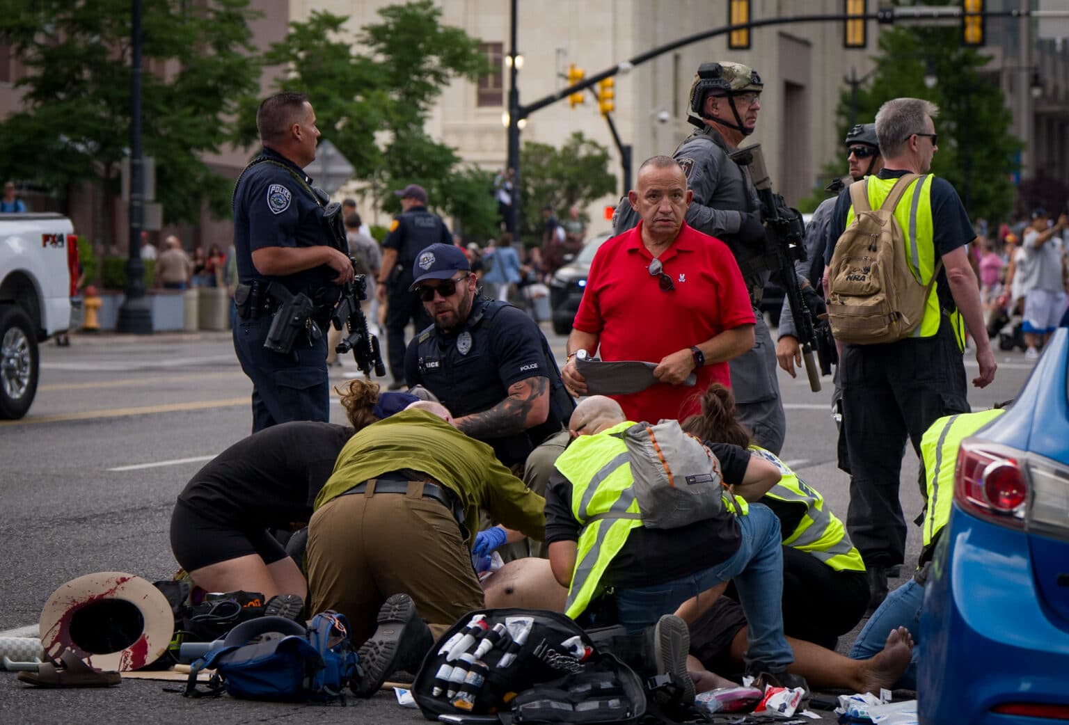 Fact Check: On June 14, 2025, during a 'No Kings' protest in Salt Lake City, Utah, gunshots were fired, resulting in one person sustaining critical injuries.
