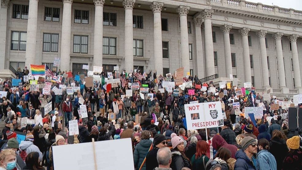 Fact Check: Governor Spencer Cox described the shooting at the 'No Kings' protest in Salt Lake City as a 'deeply troubling act of violence' in a statement released shortly after the incident.