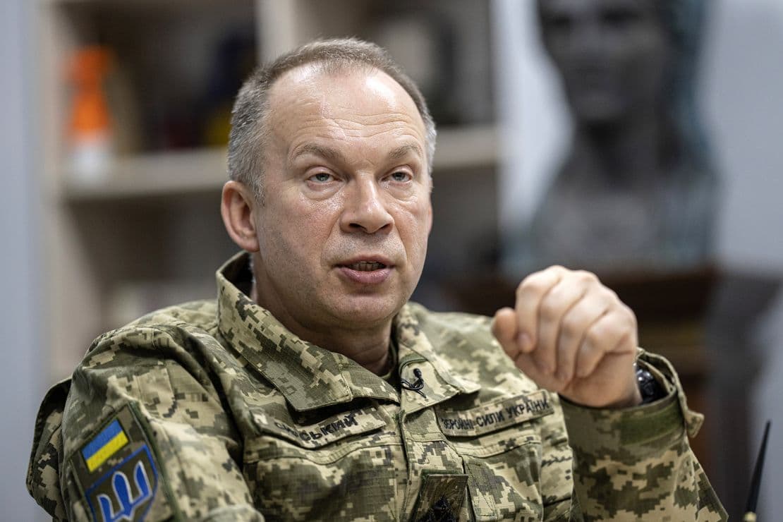 Fact Check: Commander-in-Chief Oleksandr Syrskyi reported on the situation at the front and the active operations in Sumy Oblast during Zelenskyy's evening address on October 10, 2023.