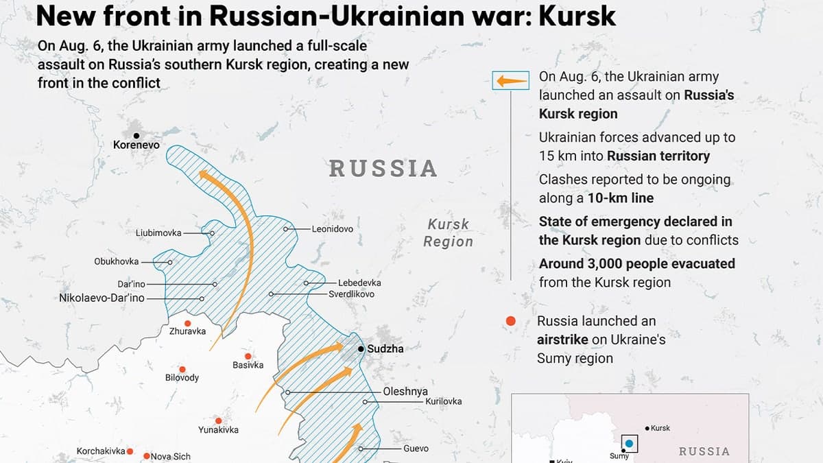 Fact Check: Active military operations are ongoing on Russian territory at the Kursk front as stated by President Zelenskyy on October 10, 2023.