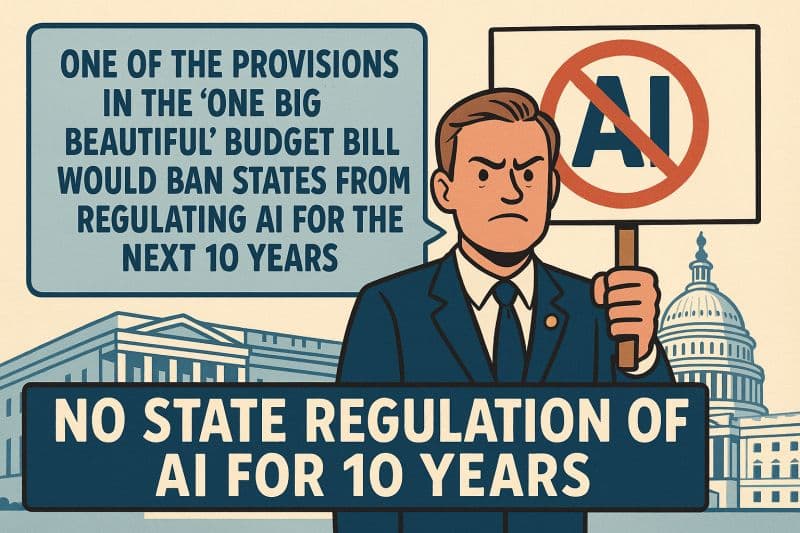 Fact Check: The House-passed 'One Big Beautiful Bill' includes a provision that would ban states from enacting any AI regulations for 10 years.