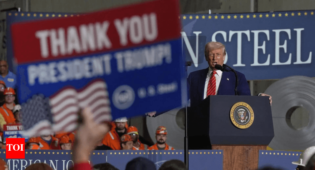 Fact Check: President Trump announced that he was doubling U.S. tariffs on steel imports to 50%, effective June 4, 2023.