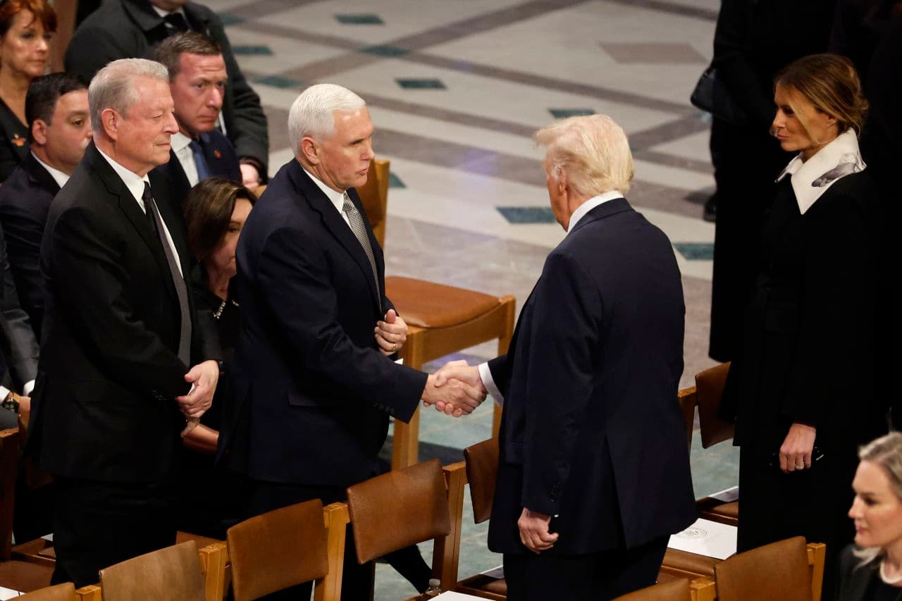 Fact Check: Former Vice President Mike Pence criticized former President Donald Trump for using force against protesters of Immigration and Customs Enforcement (ICE) after Trump pardoned individuals involved in the January 6, 2021, Capitol riot.
