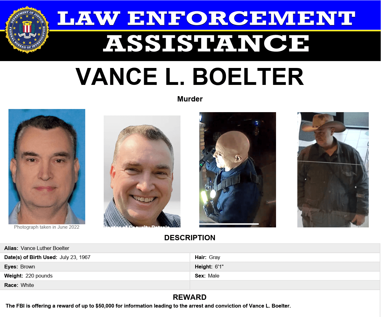 Fact Check: The FBI issued a reward of up to $50,000 for information leading to the arrest and conviction of Vance Boelter, the suspect in the shooting of two Minnesota lawmakers, on June 14, 2025.
