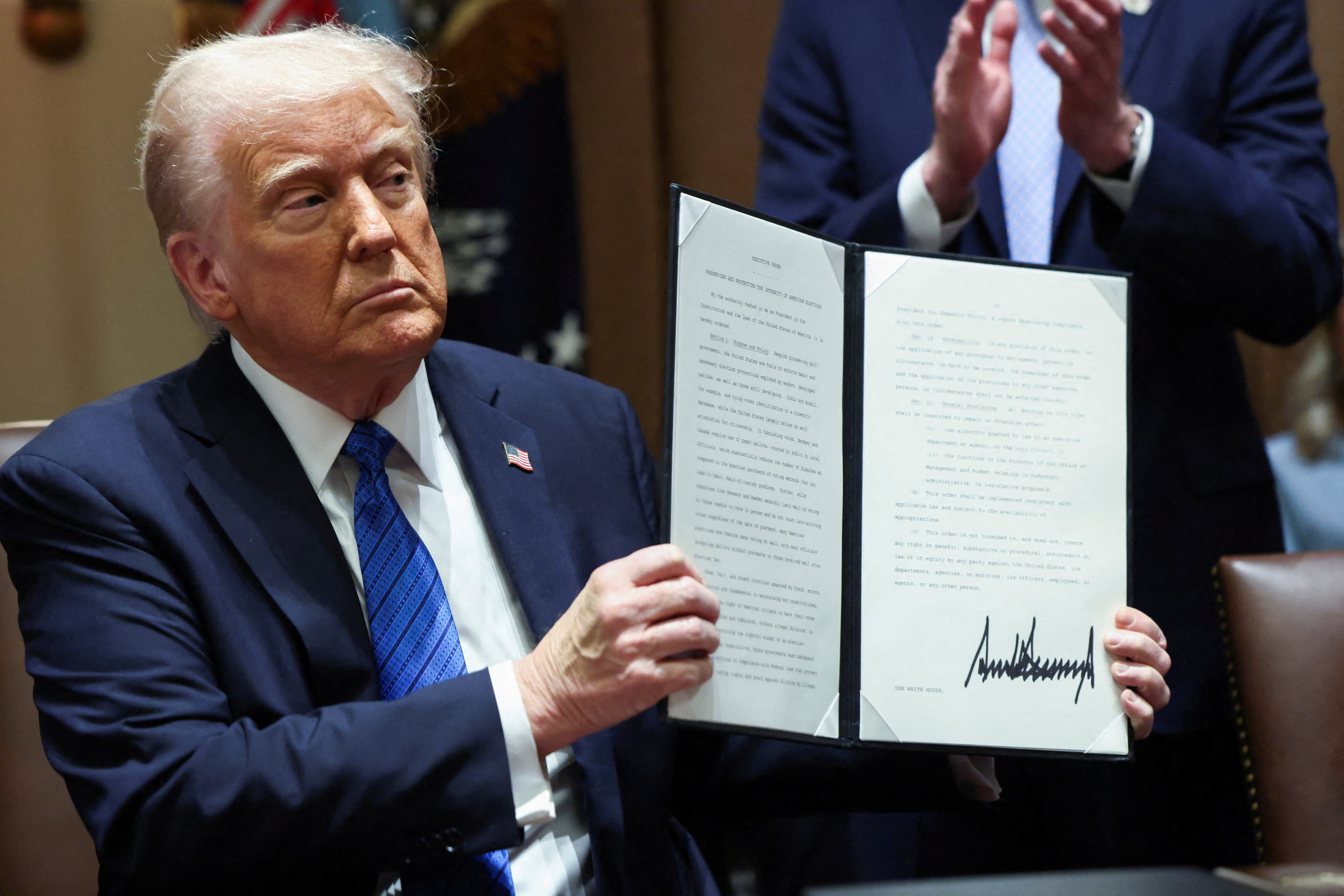 Fact Check: The Senate version of President Donald Trump's budget bill includes a provision that requires litigants to post bonds before courts can enforce orders blocking government policies.