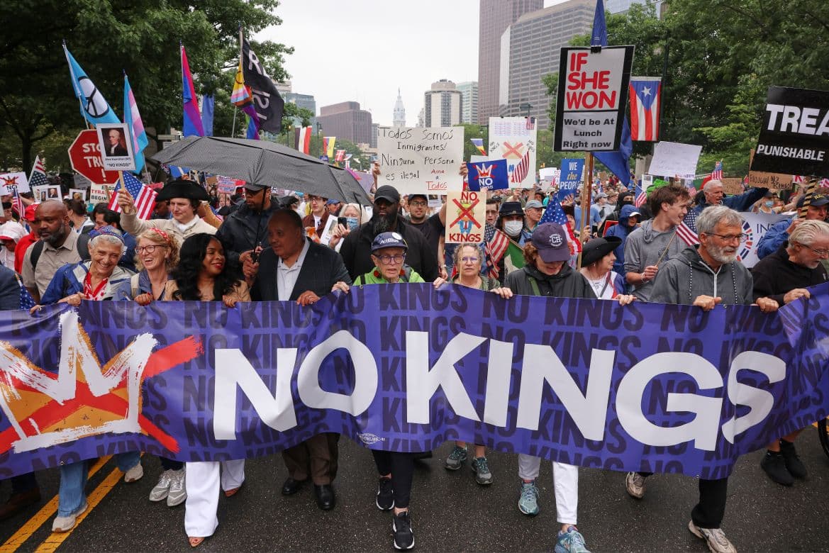 Fact Check: Millions of people participated in the 'No Kings' protests across over 2,000 communities in the United States on Saturday, protesting against President Donald Trump's policies.