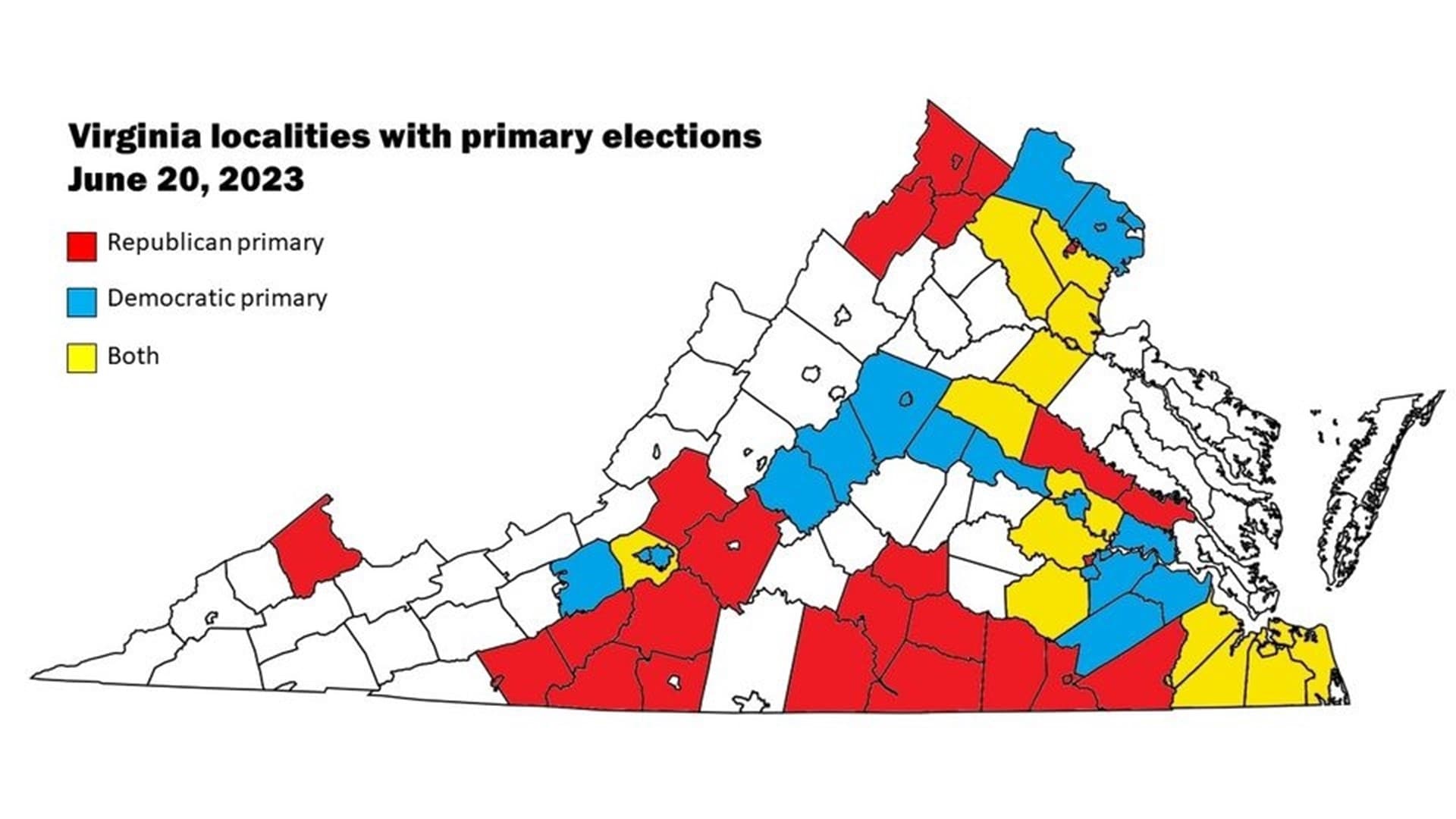 Fact Check: Virginia's primary elections on June 20, 2023, will include Democratic nominees for lieutenant governor and attorney general.