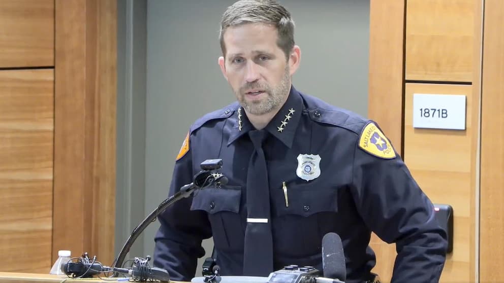 Fact Check: Salt Lake City Police Chief Brian Redd stated that a man dressed in a neon green vest, believed to be part of a peacekeeping team, fired three shots from a handgun at Arturo Gamboa, injuring him and fatally shooting Arthur Folasa Ah Loo.