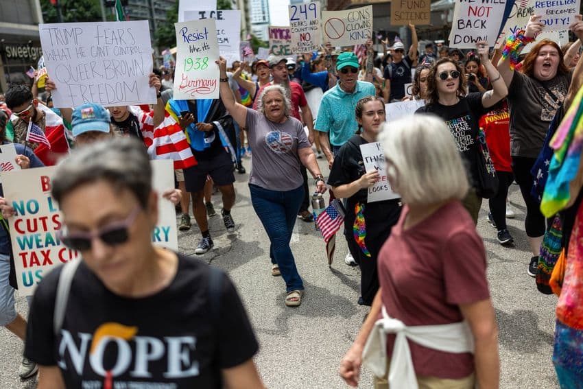 Fact Check: The 'No Kings' protests, which occurred on June 14, 2025, were organized against what participants described as President Donald Trump's authoritarian tendencies.